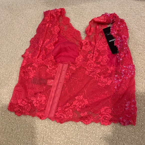 Bebe sequin crop top - Picture 3 of 3